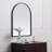 Sabine Metal Arch Wall Mirror-272105429-272105428