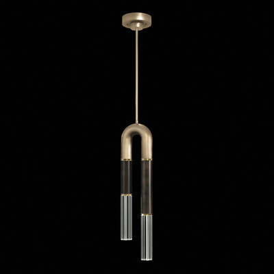 Luminaire suspendu rond 7 po Antonia