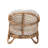 Capriles 29.5" W Rattan Tufted Barrel Chair