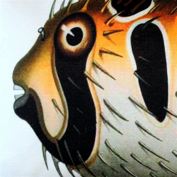 Coussin lombaire intérieur/extérieur porcupinefish fish Teters