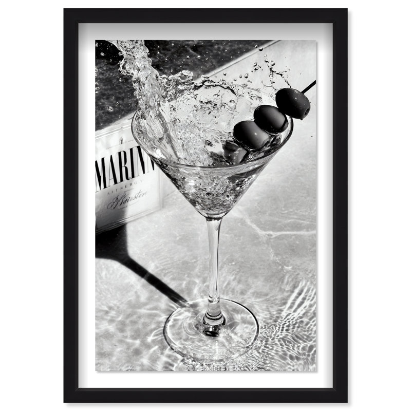 Chill Time II Print by Oliver Gal, 37.5"H x 25.5"W, Black Shadowbox