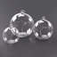8cm Solid Colour Glass Bauble