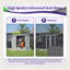 Remise de rangement extérieure en métal avec fenêtre 10 pi x 8 pi-110947068