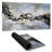 Texturized abstract wave - 15.75"x31.50" Desk mat