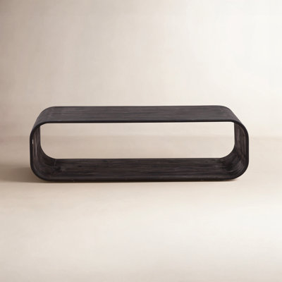 Abalone Coffee Table Dark Brown
