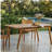 Outdoor 69" Solid Wood Dining Table