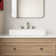DeerValley 23.82" L x 18.9" W x 6.69" H White Rectangular Vitreous China Drop-in Bathroom Sink with Overflow