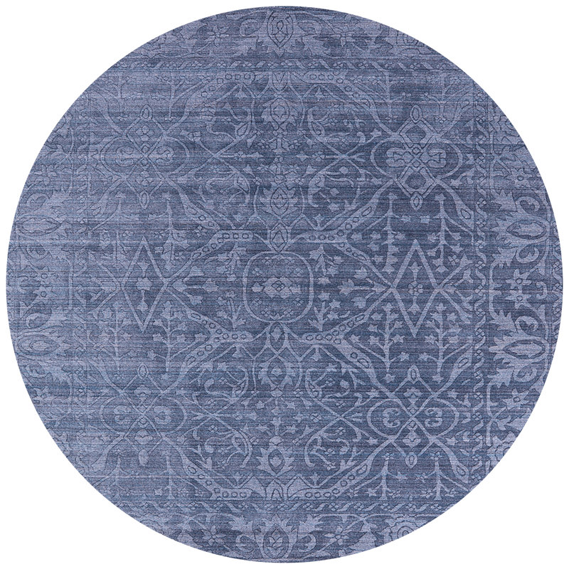 Haman Oriental Indoor Rug, Round 8'
