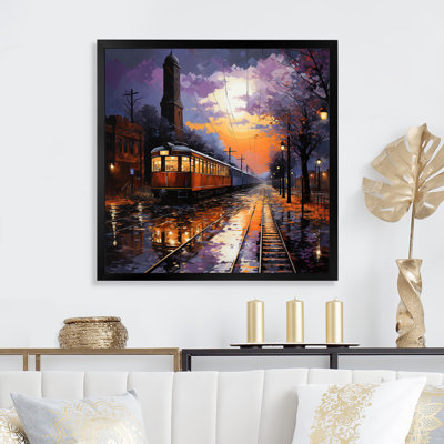 " Train Industrial Elegance Pointillism I "