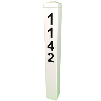 Rectangle Address Post