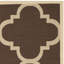 Joyner Hooked Dark Brown/Beige Indoor/Outdoor Rug-10714152