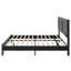 Lit plateforme avec amplement d'espace de rangement sous le lit