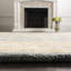 Tapis bleu / or clair touffeté à la main Algier-2135220444