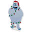 Bumble Wrapped In Lights Double Sided Christmas Window Cling Decoration