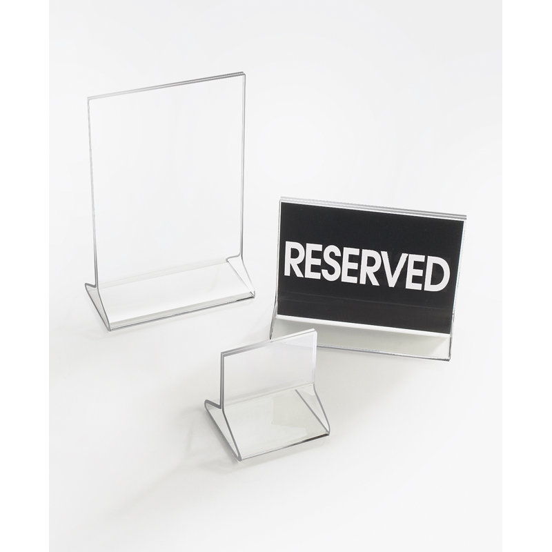 Classic Standard Tabletop Cardholder, 2.25" H x 2.25" W x 0.25" D