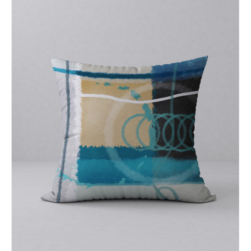 Housse de coussin décoratif carrée multi-tons, 20 po x 20 po