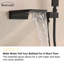 Système de douche complet avec valve brute