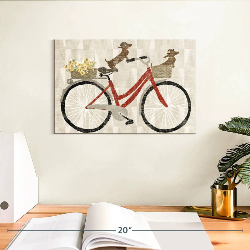 Ashelle Doxie Ride Ver I - vélo rouge, H 8 po x l 12 po
