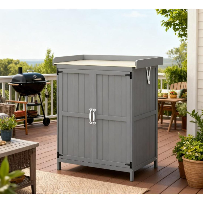 3 Tall Planters (Gray)