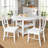 Bristol Point 4 - Person Extendable Four Leg Base Dining Set
