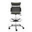 Chaise de dessinateur - Tabouret à hauteur réglable sans accoudoirs avec base en aluminium-1082428578