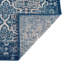 Tapis bleu à motif géométrique -650568870