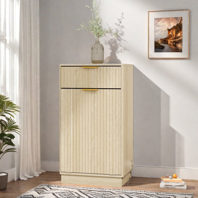 Armoire à poubelle inclinable