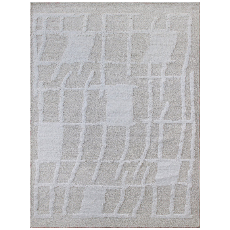 Wool Area Rug, Rectangle 6' x 9'