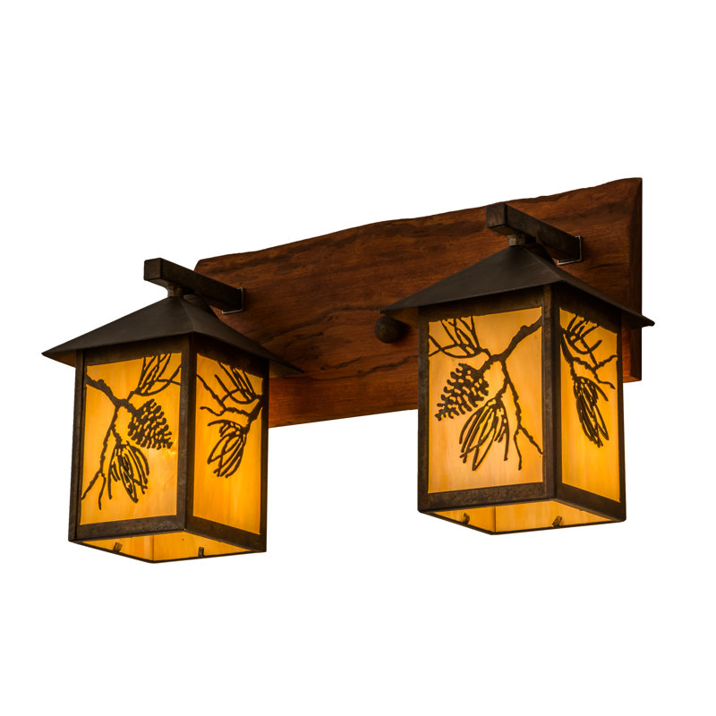 Lanterne murale d'extérieur 2 lumières Greenbriar Balsam