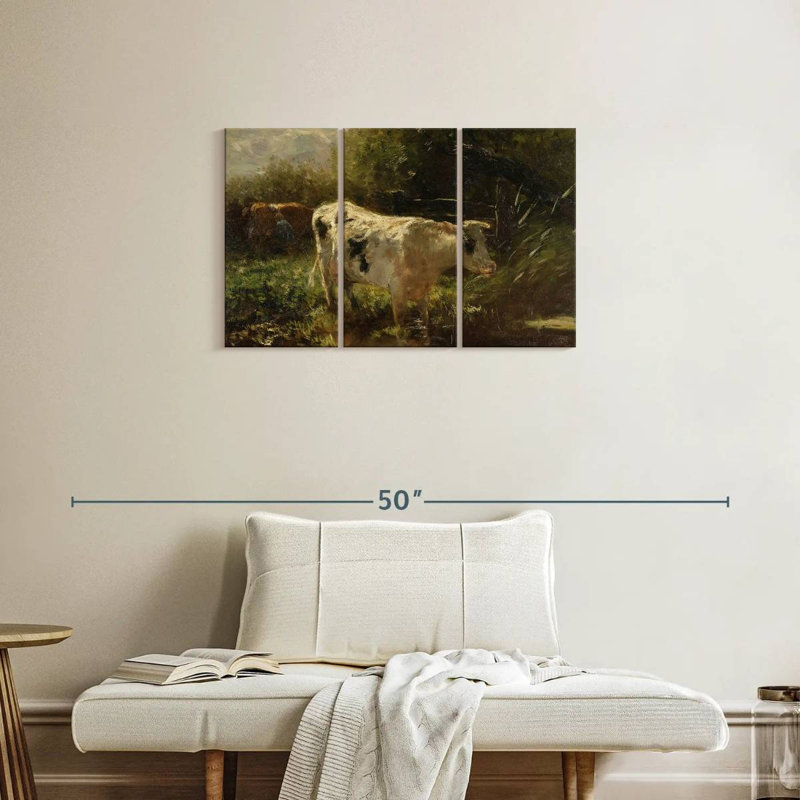 Brampt Simple Cow, 20" H x 33" W