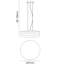 Honaye 2 - Light Polished Chrome Geometric Pendant