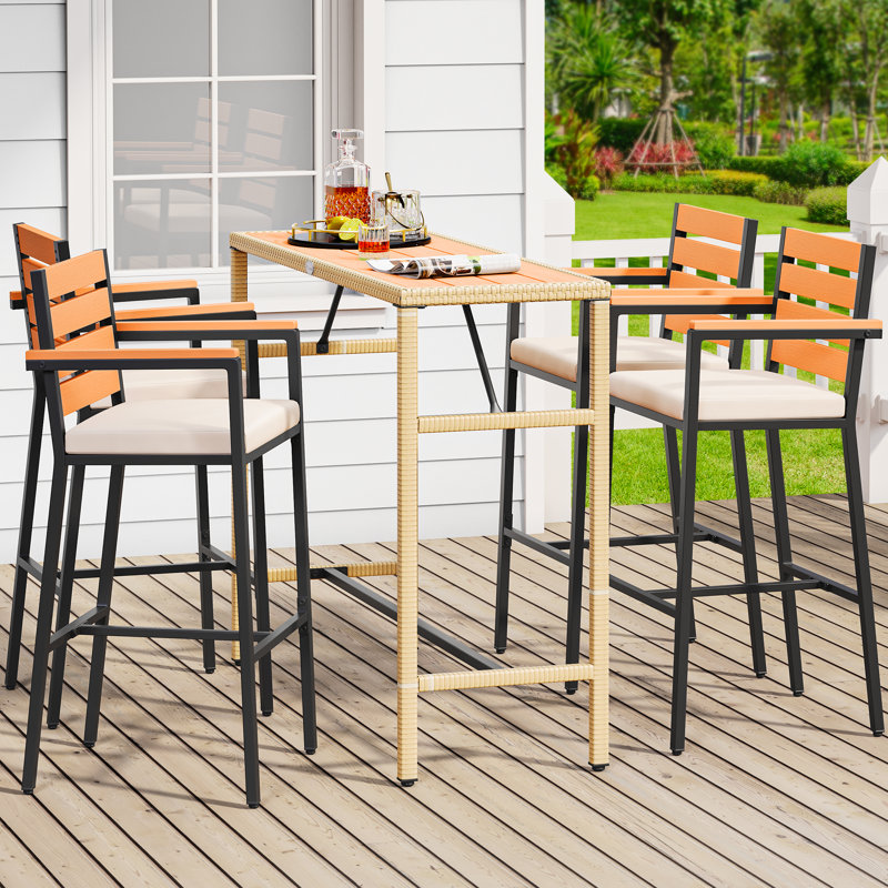 Ensemble de table de bar d'extérieur 5 pièces Latitude Run®, 4