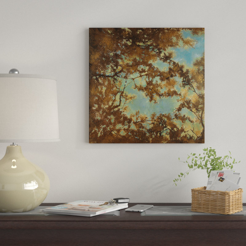 «Tree Canopy» par Liz Jardine - Impression sur toile tendue sur châssis, H 24 po x l 24 po x P 1 po, Toile tendue