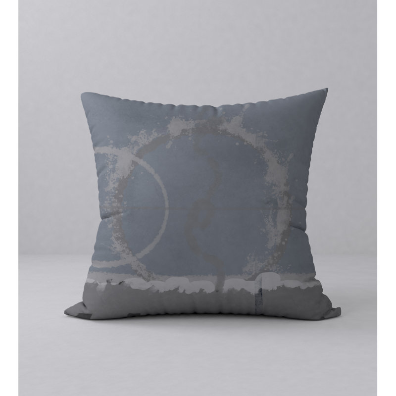 Abstract Reversible Throw Pillow, 24" x 24"