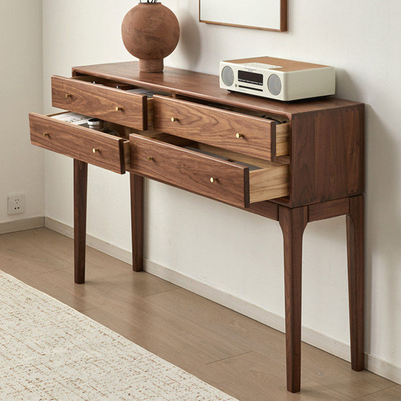 Console de style chinois simple, H 35,4 po x l 55,1 po x P 12,6 po