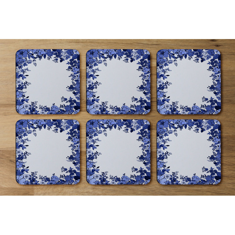 Square 6 Piece Coaster Set