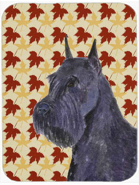 East Urban Home Schnauzer Giant Portrait Glass Cutting Board