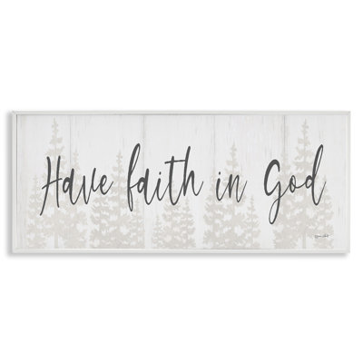 Faith In God Phrase Giclee Art by Annie LaPoint