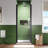 30-31.5＂W X 75＂Pivot Single Shower Door With 1/4＂(6Mm) Clear Tempered Glass