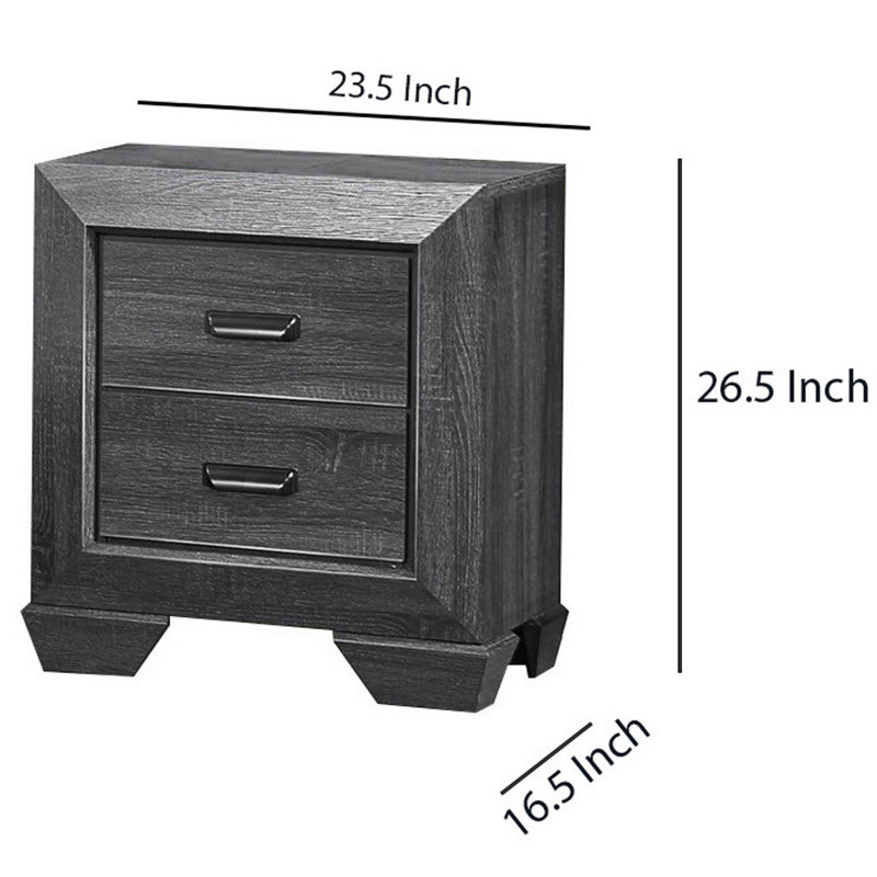 Maclean 23.5 " W Solid Wood Nightstand