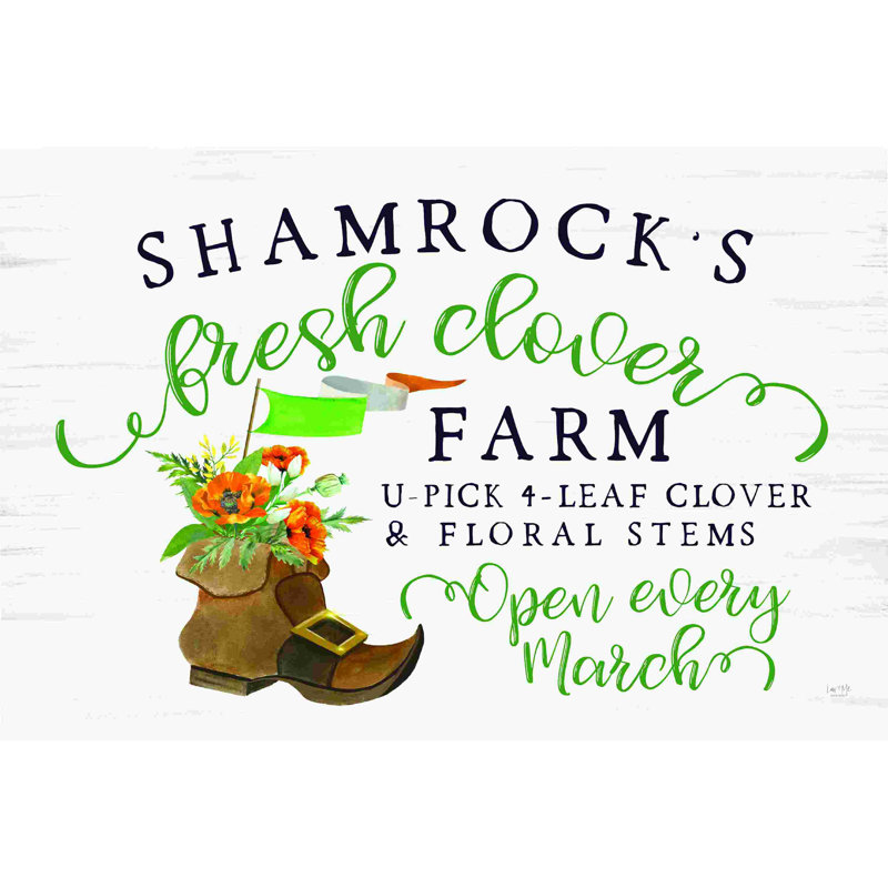 Shamrock's Fresh Clover Farm 2886068, H 12 po x l 18 po