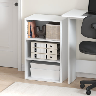 Furinno Basic Open Shelf Bookcase, Bookshelf, Storage Organizer, White