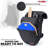 5 Core Drum Throne Adjustable Guitar Stool Padded Seat + Drum Practice Pad Snare Drumming Stand-107558015
