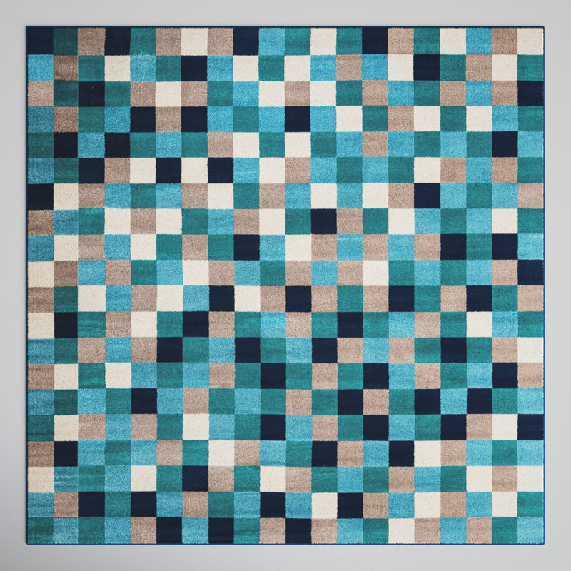 Analiese Geometric Indoor Rug, Square 10'