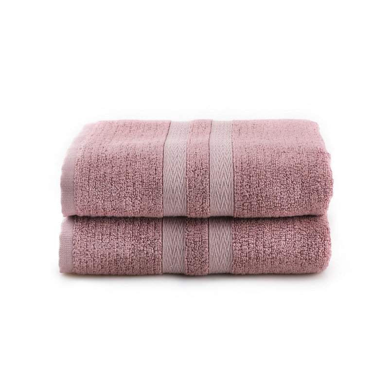 Luxurious Hand Towel Set (2 Pieces), Lilac, 19.7 x 35.4 inches | 60% Bamboo & 40% Cotton, 16.5 oz/sq yd | Machine Washable at 104°F | Soft, Absorbent, and Eco-Friendly for Ultimate Comfort