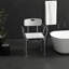 Chaise de douche avec dossier et accoudoirs