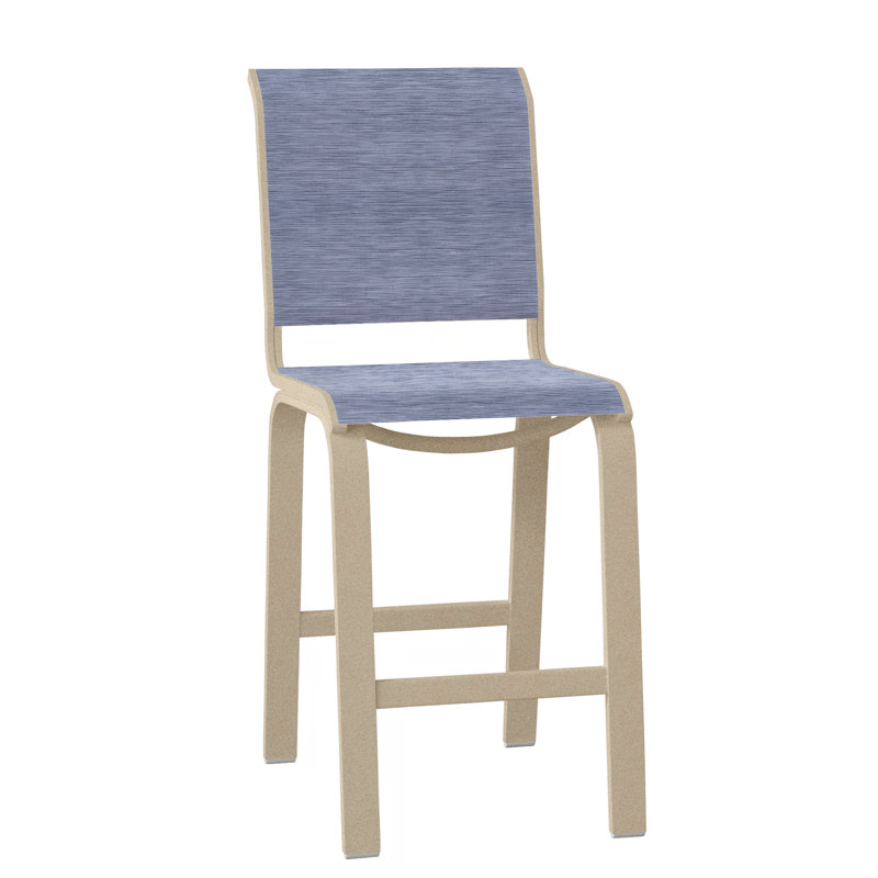 Tabouret de bar 26 po Holna, Graphite texturé, Rivière