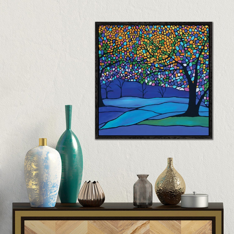 Sunny Daydreams by Rachel Olynuk - Gallery-Wrapped Canvas Giclée on Canvas, 45.72 cm H x 45.72 cm W, Black Floater Framed