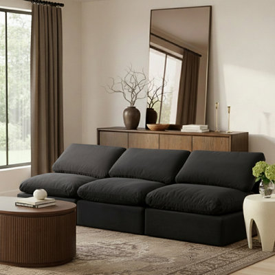 Hinami 105'' Velvet Sofa