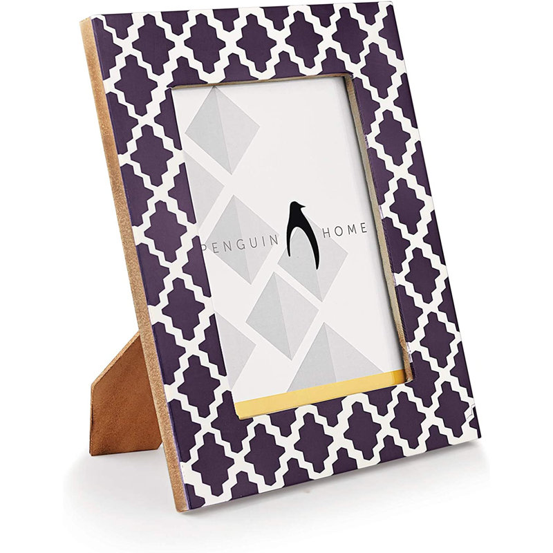 Bevelled Picture Frame, Magenta, 26.5cm H x 21.8cm W x 26.8cm  D